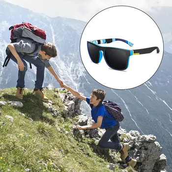 Мужские поляризованные солнцезащитные очки для вождения Защита UV400 Современные солнцезащитные очки для отпуска Ежедневное ношение автомобиля NIN668