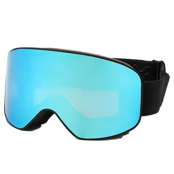 Двухслойные линзы Противотуманные лыжные очки Ветрозащитные зимние лыжные очки для сноуборда Снегоходы Горные лыжи Очки для сноуборда