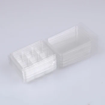10Packs Wax Melt Forms Прозрачные восковые раскладушки Wickless Wax Melt Candles Boxes