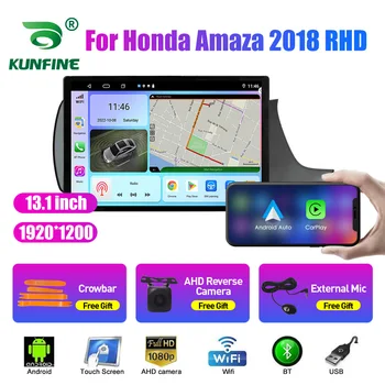 13,1 дюйма Автомагнитола для Honda Amaza 2018 RHD Авто DVD GPS Навигация Стерео Carplay 2 Din Central Multimedia Android Auto