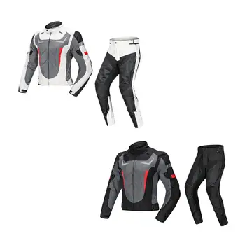Куртка для езды на мотоцикле Носимая одежда Светоотражающая ветрозащитная мотоциклетная байкерская мужская и женская прочная мотоциклетная куртка и брюки