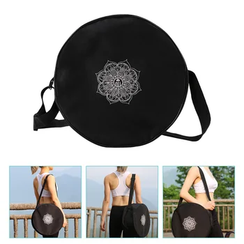 Yoga Wheel Bag Prop Переноска большой емкости Сумка для путешествий Аксессуары Datura Flower Nylon Gym Tote