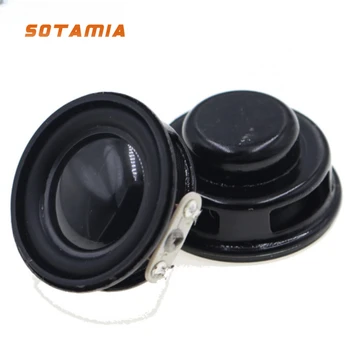 SOTAMIA 2 шт. Мини полнодиапазонный динамик 4 Ом 3 Вт 32 мм Мультимедийный музыкальный аудиодинамик Сабвуфер DIY Домашний Bluetooth-динамик