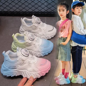 Damyuan 26-37 Детская обувь Популярная спортивная обувь Повседневная сетчатая дышащая детская обувь для бега Обувь для мальчиков и девочек Детская обувь