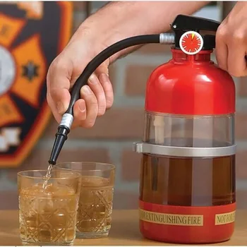 2L Креативная пивная машина бар пластиковый огнетушитель форма напиток бутылка пива машина