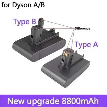 Для литий-ионного вакуумного аккумулятора Dyson 22,2 В 28000 мАч типа A/B для Dyson DC35 DC45 DC31 DC34 DC44 DC31 Животное DC35 Животное