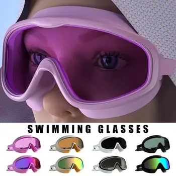 Очки для плавания Водонепроницаемые очки для плавания с чехлом Профессиональные очки для бассейна унисекс с четким зрением без протечек Взрослые