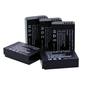 5Pcs 7,2 В 1200 мАч LP-E12 LPE12 LP E12 Аккумуляторные батареи для Canon EOS M M2 100D EOSM EOSM2 EOS100D