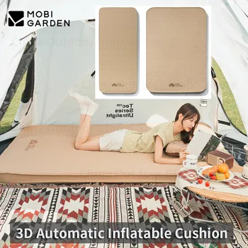MOBI GARDEN автоматический надувной коврик на открытом воздухе кемпинг портативный 1-2 человека утолщенный парк пикник поход губка спальный коврик 3D