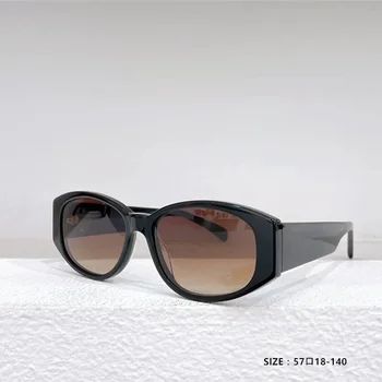 2023 Модные ретро солнцезащитные очки Женские сексуальные очки кошачий глаз Овальные ацетатные защитные очки для вождения Женские UV400