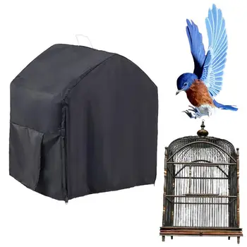 Крышка клетки для попугаев Затемненная крышка клетки для птиц Дышащий моющийся птичий щит Защита щита Защита клетки для попугаев Аксессуары