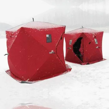  Китай Производитель Открытый Зимний Кубик Льда Pop Up Зимняя серия Портативная палатка для подледной рыбалки