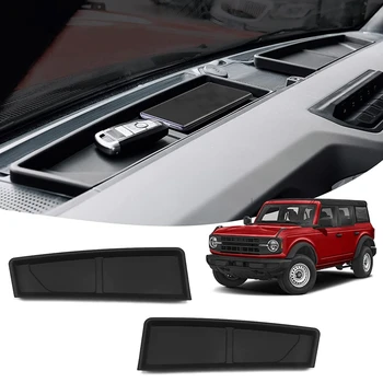  Накладка на приборную панель автомобиля Для 2021 Ford Bronco 2/4 Door Accessories 2/4 Дверные аксессуары Коврик для приборной панели Лоток TPE Dash Pad Liner Protector