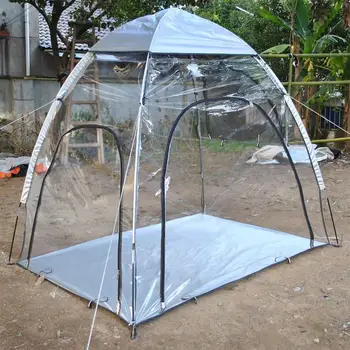  Открытая пузырьковая палатка Прозрачная наружная палатка Pop Up Прозрачная палатка из ПВХ для кемпинга на 2-3 человека Защищенная от непогоды солнечная комната