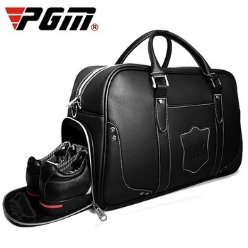 1 шт. Сумка для одежды для гольфа PGM Мужская портативная сумка для движения Встроенная сумка для обуви Кожаные принадлежности для гольфа большой емкости