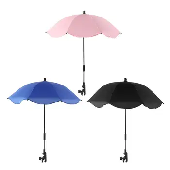 зонтик для детской коляски зонтик солнцезащитный козырек на непромокаемый зажим