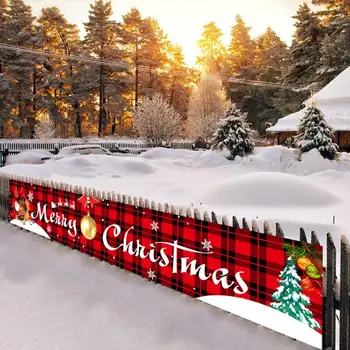 Новый рождественский наружный баннер фон рождественское украшение для дома рождественские украшения подарки Navidad Noel Natal С Новым 2023 годом