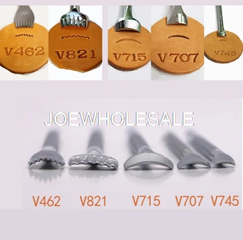 Инструменты для печати на коже V821 / V462 / V715 / 707 / 745, кожаный металлический штамп