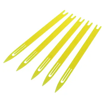 5 шт. 2 # желтый пластиковый рыболовный сет для ремонта сетки иглы челноки челноки