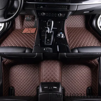 Custom Auto Luxury Leather Car Floor Matat для Jeep Grand Cherokee WK2 2012 2013 Автоковрик Полный Набор Женские Водонепроницаемые Аксессуары