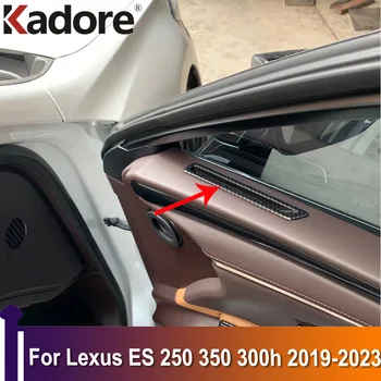 Для Lexus ES 250 350 300h 2019-2023 Передняя дверь Вентиляционное отверстие Крышка выпускного отверстия Отделка отделки Стайлинг Аксессуары для интерьера Углеродное волокно