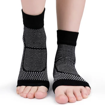  Спортивные носки на открытом воздухе Защита лодыжки Компрессионные носки Ботинки против фасции стопы Эластичные носки для растяжения суставов