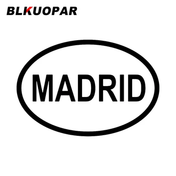 BLKUOPAR для Мадрида Автомобильные наклейки JDM Creative Decal Защита от царапин Водонепроницаемый холодильник Украшение Доска для серфинга Автомобильные аксессуары