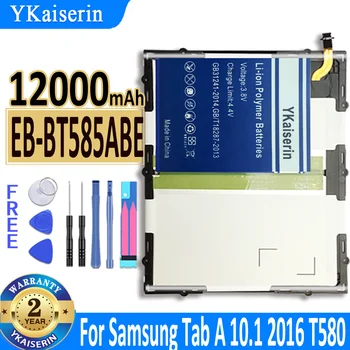 12000 мАч Аккумулятор YKaiserin EB-BT585ABE для Samsung Galaxy Tablet Tab A 10.1 2016 T580 SM-T585C T585 T580N + Трек-код Bateria