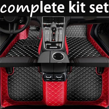 Изготовленные на заказ кожаные автомобильные коврики для LEXUS RX 7seat 2018-2020 set Автомобильные ковры Коврики Подножки для ног