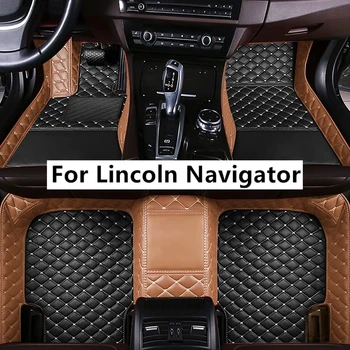  Цвет, соответствующий изготовленным на заказ автомобильным коврикам для Lincoln Navigator 2002-2024 годов Автоковры Аксессуары для ног Coche