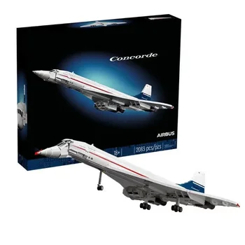 10318 Concorde Airbus Строительные блоки Технические 105 см Модель самолета Кирпич Развивающая игрушка для детей День рождения Рождественские подарки