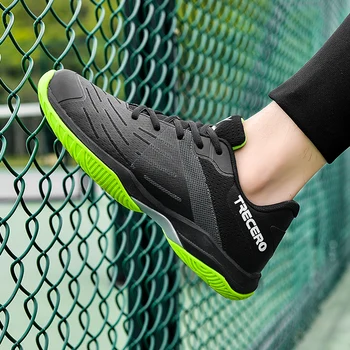  Новые тренировочные обувь для бадминтона Мужчины Женщины Дышащие кроссовки для бадминтона Роскошные теннисные туфли Противоскользящие кроссовки для настольного тенниса