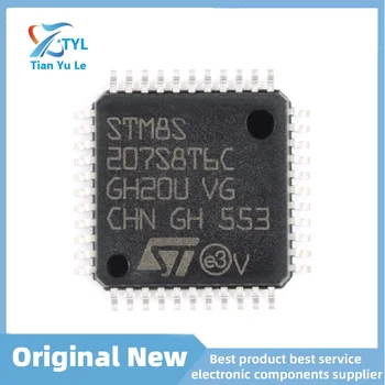 Новый оригинальный STM8S207S8T6C LQFP-44 24 МГц/64 КБ флэш-памяти/8-битный микроконтроллер MCU