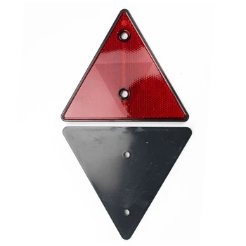 Красный рефлектор прицепа Треугольник Светоотражающие треугольники для стоек ворот Автобусный караван