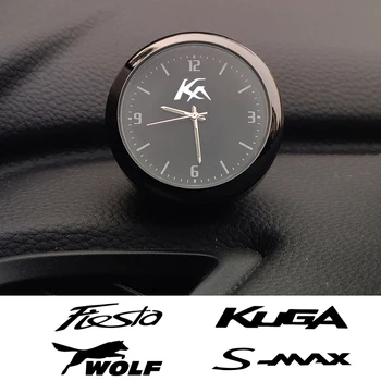 Авто Орнамент Автомобильные часы Кварцевые часы для Ford KA FIESTA EDGE FLEX FIGO ST KUGA ESCAPE ECOSPORT FUSION Автомобильные аксессуары