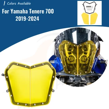 для Yamaha Tenere 700 2019-2024 2023 Tenere700 Защита передней фары Экран Экран Крышка объектива Протектор фары мотоцикла
