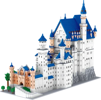 Набор строительных блоков принцессы замка Нойшванштайн станет отличным подарком для мальчиков и девочек на день рождения