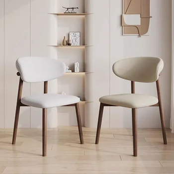 Деревянные роскошные обеденные стулья Скандинавский модерн середины века Дизайнерские обеденные стулья середины века Удобная мебель для гостиной Muebles Lounge Suite