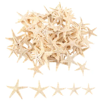 Маленькая морская звезда Звезда Sea Shell Beach Craft 0,4-1,2 дюйма 90 шт.