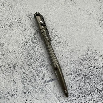 Новая шариковая ручка из титанового сплава, шариковая ручка, гелевая ручка, карман, разбитое окно, инструмент
