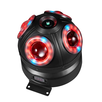 Super Beam Лазерная проекционная вечеринка 4 глаза с эффектом движущейся головы Управление DMX со световой полосой для DJ Disco Club