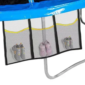 Сумка для хранения батута 3-мешочек Сумка для батута Обувь и носки Сумка для батута Дышащая сумка для спортивных инструментов с 6 ремнями