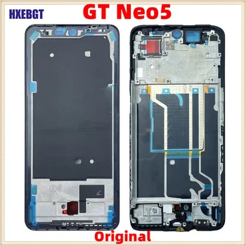 Оригинальная рамка ЖК-дисплея для Realme GT Neo 5 RMX3706 Передняя рама Шасси Средний корпус Безель Neo5 Запчасти для ремонта смартфона