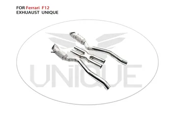 UNIQUE Даунпайп выпускного коллектора для Ferrari F430 Автомобильные аксессуары с разъемом каталитического нейтрализатора без трубы Cat