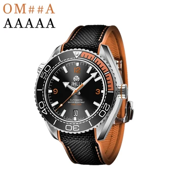 JHLU 2023 Новые механические мужские часы с автоподзаводом Роскошный бренд Военный заказ Новые часы NH35A Спортивные водонепроницаемые часы 007