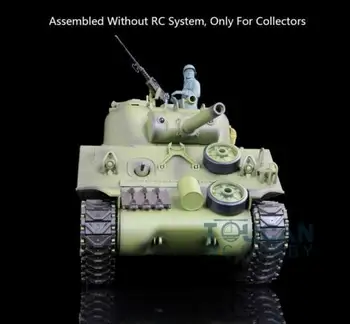 Heng Long 1/16 США M4A3 Sherman Модель статического танка без батареи радиоуправляемой системы 3898 TH08765-SMT2