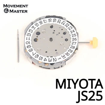 Япония Оригинальный механизм MIYOTA JS25 3 часа Шесть стрелок 3.6.9 Маленькая секунда Новый кварцевый механизм Часы Ремонт деталей механизма