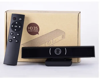 2023 HD3S Android Tv Box Amlogic S905X Четырехъядерный Smart TV 1 ГБ / 8 ГБ Android 6.0 HD OTG Встроенный микрофон камеры Динамик Медиаплеер
