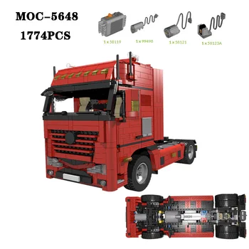 Классический строительный блок MOC-5648 Тяжелый грузовик 4 × 2 детали высокой сложности 1774PCS Взрослые и детские игрушки Подарок на день рождения