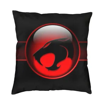 ThunderCats Logo Наволочка 45x45 см Домашняя декоративная подушка с принтом для гостиной Двусторонняя 3D-печать на заказ